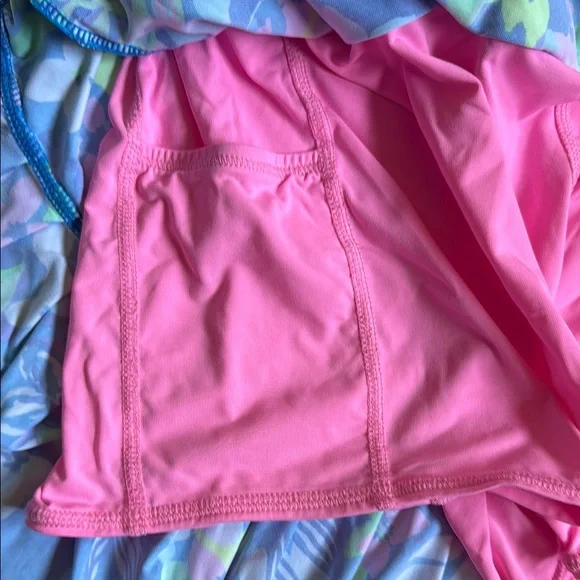 Floral Blue Skirt - Picture 5 of 6